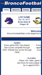 Mobile Screenshot of broncofootballstats.com